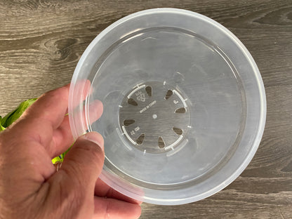 20 Pack 4" and 6" BUNDLE, Sturdy Root-Check Clear Pots 10 - 4" Pots and 10 - 6"